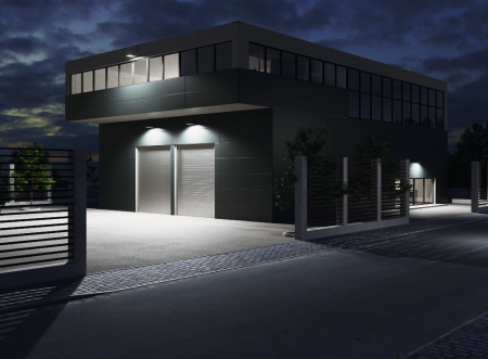 Siteco Fluter Floodlight FL 21 iQ micro, PL61, direkt strahlend 3000K 2910lm