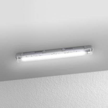 65 cm OSRAM SUBMARINE 7W LED Feuchtraumleuchte 4000K inkl. 1x LED Röhre - IP65, staub- und spritzwassergeschützt, für Keller und Garagen