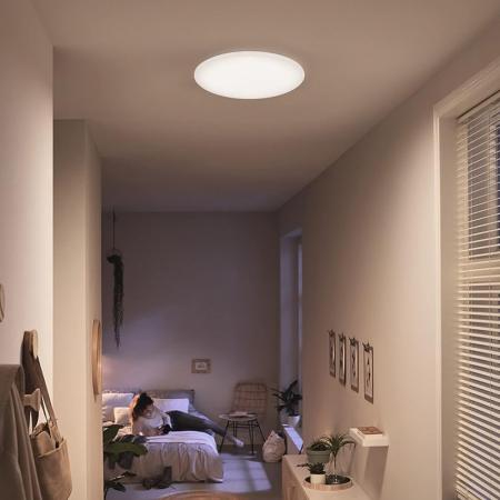 Philips LED Deckenleuchte Moire ø22cm weiß neutralweißes Licht 4000K IP20