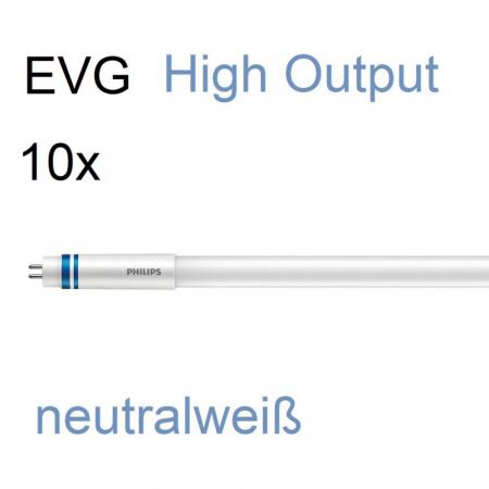 10 x 120cm T5 Philips MASTER HO LEDtube HF 26W wie 54W 3900lm für EVG universalweißes Licht 4000K
