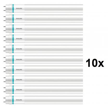 10er Pack 120cm T8 G13  Philips MASTER LED Röhre Value Ultra Output 15.5W wie 36W 2300lm 3000K für KVG/VVG Glas