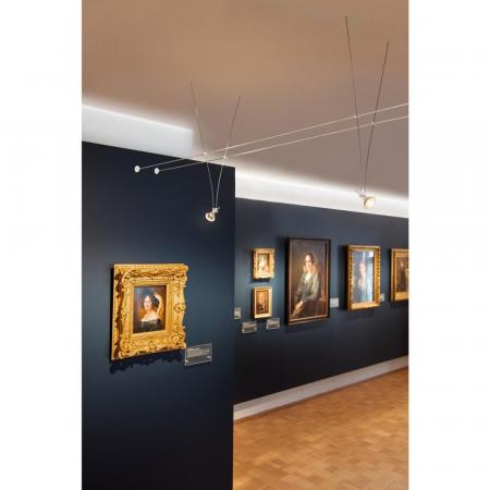 SLV 139082 TELESKOP Seilleuchte für TENSEO Niedervolt-Seilsystem chrom