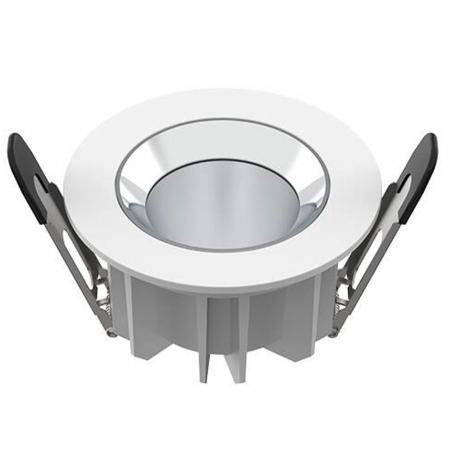 SLV 1010756 DOWNLIGHT P 84 12 HG 840 60 ML WH IP54 – 5W LED Einbaudownlight 4000K 60° weiß CRI80 - Einbaudurchmesser: 6,8 cm
