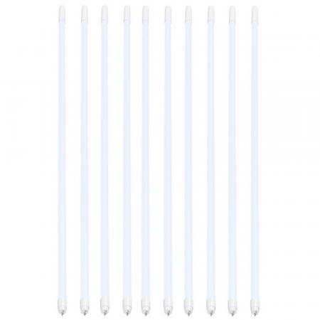 10 x 120cm T8 / G13 LED Röhren SLV 1008682 EM 16 W 865 Tageslichtweiß, Direktanschluß Netzspannung, Glas