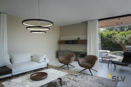 SLV 1002913 ONE TRIO DALI  LED Pendelleuchte 65W schwarz