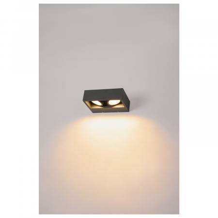 SLV 1006314 ESKINA FRAME WL double Wandaufbauleuchte anthrazit 27W 2200/2400lm 3000/4000K CRI80 95°