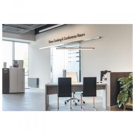 SLV 1006345 WORKLIGHT PD Pendelleuchte silber 57W 5000lm 4000K CRI80 80° DALI