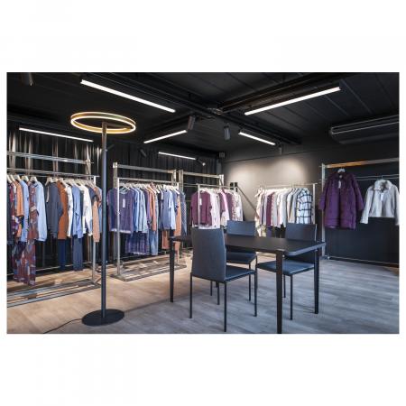 SLV 1006353 ONE STRAIGHT FL Stehleuchte schwarz/messing 20W 1200/1200lm 2700/3000K CRI90 140°