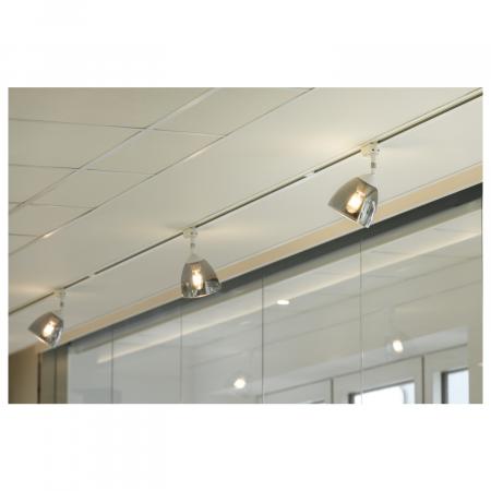 SLV 1006514 S-TRACK 3-Phasen-Einbauschiene Hochvoltschiene 2m weiß DALI