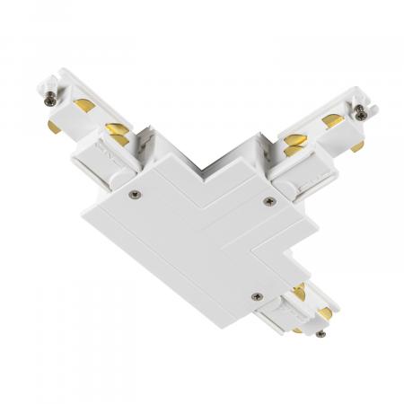 SLV 1006528 T-Verbinder für S-TRACK 3-Phasen-Einbauschiene Erde innen links weiß DALI