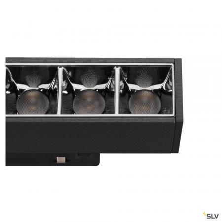 SLV 1006637 IN-LINE 44, 48V Spot, Darklight Reflector, DALI, schwarz, 14 W, 1250 lm, 4000 K, CRI 90, 35°