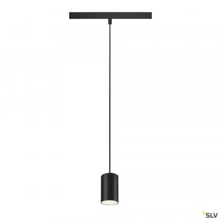 SLV 1006796 NUMINOS® XS, 48V Pendelleuchte, Pendellänge 150 cm, 4000 K, 20°, DALI 2, matt schwarz / matt weiß
