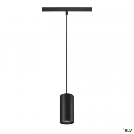 SLV 1006855 NUMINOS® S, 48V Pendelleuchte, Pendellänge 150 cm, 4000 K, 55°, DALI 2, matt schwarz
