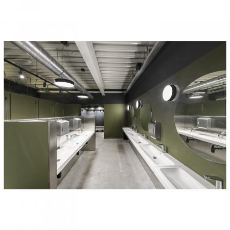 SLV 1007296 MEDO® PRO 40 Wand- und Deckenaufbauleuchte rund 3000/4000K 19W Phasenabschnitt 80° UGR<19 schwarz