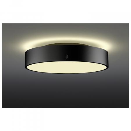 SLV 1007298 MEDO® PRO 40 Wand- und Deckenaufbauleuchte rund 3000/4000K 19W Phasenabschnitt 110° schwarz