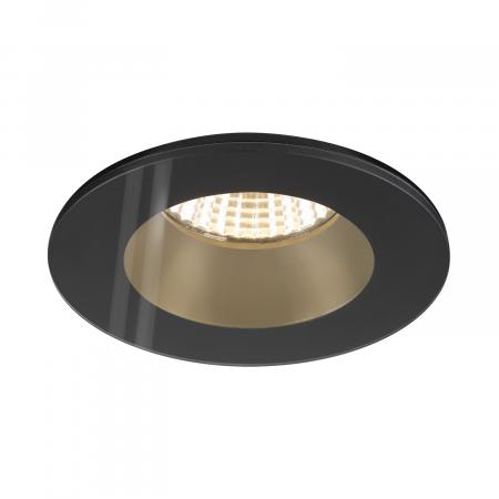 SLV 1007336 NEW TRIA® 68 Deckeneinbauring D: 8.3 H: 3.55 cm IP 65 inkl. Glas schwarz