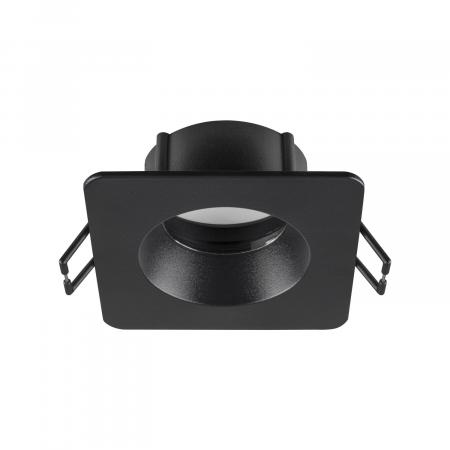 SLV 1007347 NEW TRIA® 68 Deckeneinbauring L: 8.2 B: 8.2 H: 3.4 cm IP 65 schwarz