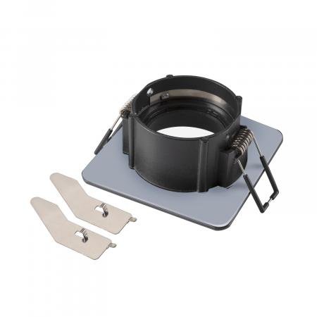 SLV 1007347 NEW TRIA® 68 Deckeneinbauring L: 8.2 B: 8.2 H: 3.4 cm IP 65 schwarz