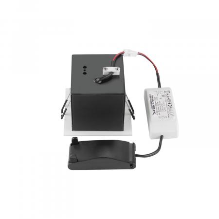 SLV 1007552 KADUX Deckeneinbauleuchte single 3000K 38° IP 20 quadratisch weiß