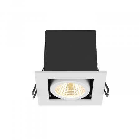 SLV 1007552 KADUX Deckeneinbauleuchte single 3000K 38° IP 20 quadratisch weiß