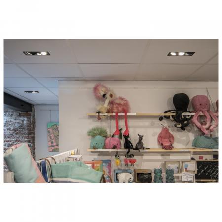 SLV 1007567 KADUX Deckeneinbauleuchte triple 3000K 38° IP 20 quadratisch schwarz