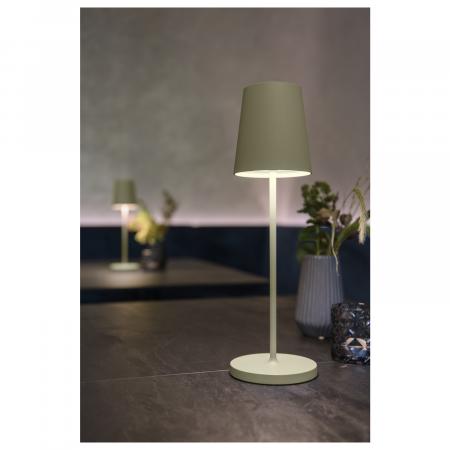 SLV 1007696 VINOLINA TWO Tischleuchte Akku IP65 2200/2700/3000K TOUCH grün