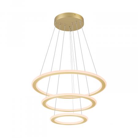 SLV 1007703 ONE FLAT Pendelleuchte triple 300cm 2700/3000K DALI 2 Touch messing