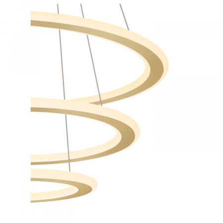 SLV 1007703 ONE FLAT Pendelleuchte triple 300cm 2700/3000K DALI 2 Touch messing