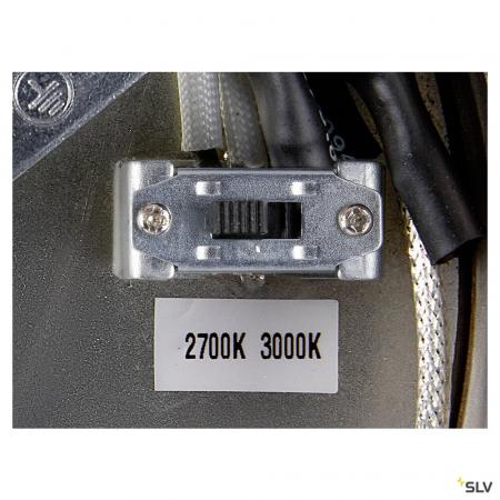 SLV 1007857 ONE FLAT PD, single, Pendelleuchte, Pendellänge 180 cm, 2700/3000 K, PHASE, messing