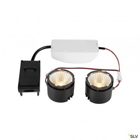 SLV 1008005 NEW TRIA® 155, DOUBLE LED-Modul, 2700 K, 38°, PHASE, schwarz