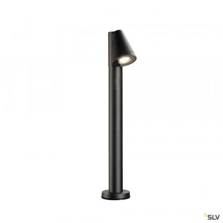 SLV 1008016 T-TUBE 70 POLE, Outdoor Stehleuchte, GU10, single, IP65, max. 10 W, schwarz