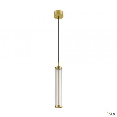 SLV 1008033 QUIMERA, Pendelleuchte, Pendellänge 150 cm, 2700/3000 K, PHASE, gebürstet messing