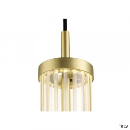 SLV 1008033 QUIMERA, Pendelleuchte, Pendellänge 150 cm, 2700/3000 K, PHASE, gebürstet messing