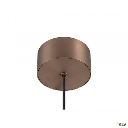 SLV 1008034 QUIMERA, Pendelleuchte, Pendellänge 150 cm, 2700/3000 K, PHASE, dunkel kupfer