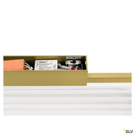 SLV 1008036 QUIMERA, Wandaufbauleuchte, 2700/3000 K, PHASE, gebürstet messing