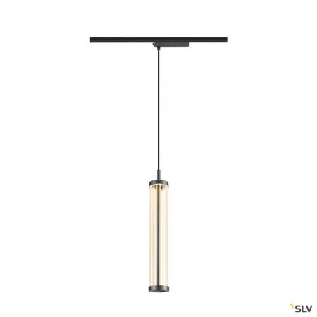 SLV 1008041 QUIMERA, 1~ Pendelleuchte, Pendellänge 150 cm, 2700 K, PHASE, dunkel bronze