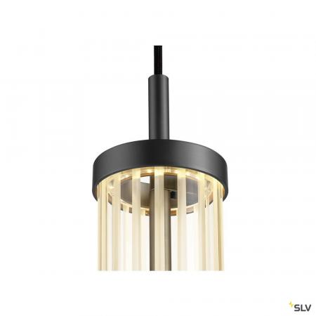 SLV 1008041 QUIMERA, 1~ Pendelleuchte, Pendellänge 150 cm, 2700 K, PHASE, dunkel bronze