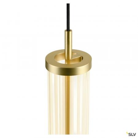 SLV 1008042 QUIMERA, 1~ Pendelleuchte, Pendellänge 150 cm, 2700 K, PHASE, gebürstet messing