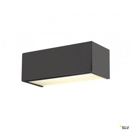 SLV 1008071 CHROMBO, Wandaufbauleuchte, quadratisch, 3000 K, 8 W, PHASE, 120°, schwarz