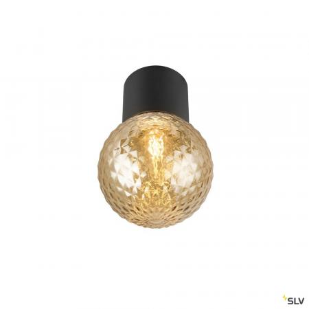 SLV 1008099 VARYT, Deckenaufbauleuchte, rund, 1x max. 6 W, E14, schwarz