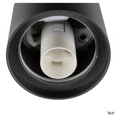 SLV 1008099 VARYT, Deckenaufbauleuchte, rund, 1x max. 6 W, E14, schwarz