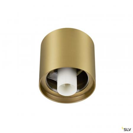 SLV 1008102 VARYT, Deckenaufbauleuchte, rund, 1x max. 6 W, E14, messing