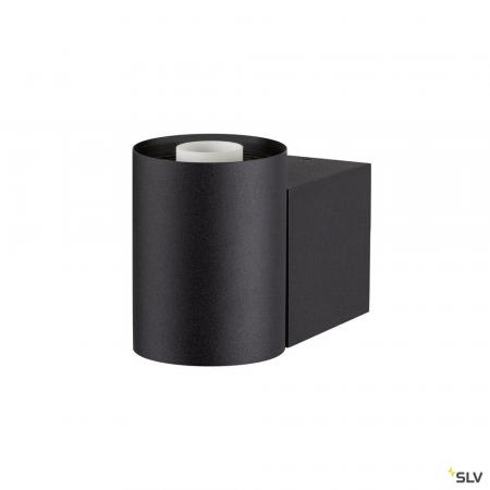 SLV 1008104 VARYT, Wandaufbauleuchte, rund, 1x max. 6 W, E14, schwarz