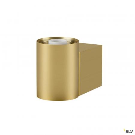 SLV 1008107 VARYT, Wandaufbauleuchte, rund, 1x max. 6 W, E14, messing