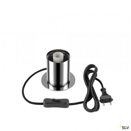SLV 1008111 VARYT, Tischleuchte, rund, 1x max. 6 W, E14, chrom
