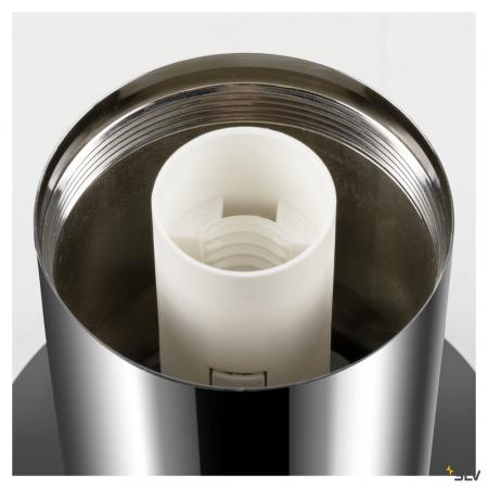 SLV 1008111 VARYT, Tischleuchte, rund, 1x max. 6 W, E14, chrom