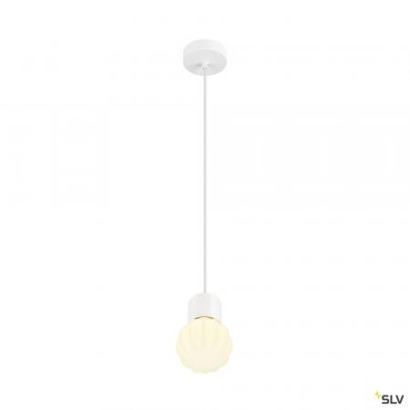 SLV 1008115 VARYT, Pendelleuchte, E14, Pendellänge 150 cm, 1x max. 6 W, weiß