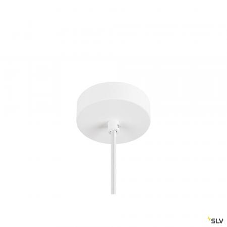 SLV 1008115 VARYT, Pendelleuchte, E14, Pendellänge 150 cm, 1x max. 6 W, weiß