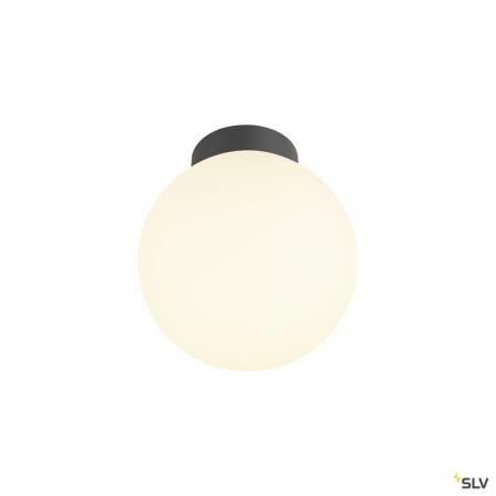 SLV 1008125 SUN 20, Deckenaufbauleuchte, rund, 1x max. 60 W, E27, schwarz