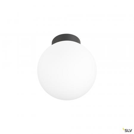 SLV 1008125 SUN 20, Deckenaufbauleuchte, rund, 1x max. 60 W, E27, schwarz